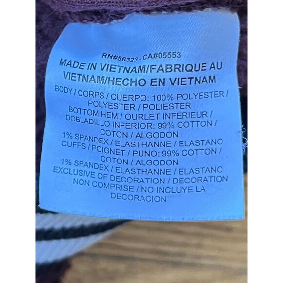 Nike Brown White Full Zip Fleece Jacket Women's Size Small - Picture 5 of 10